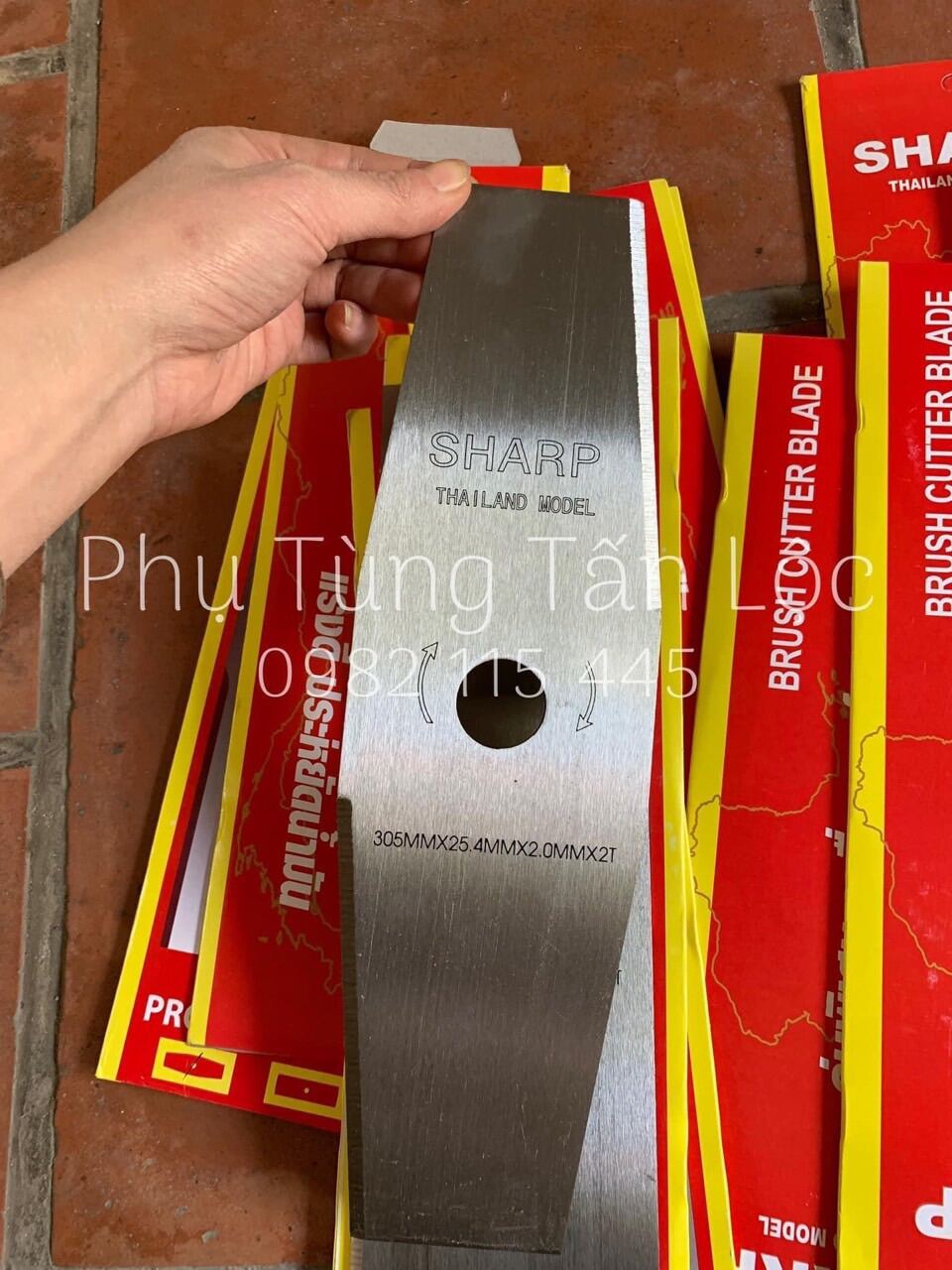 Dao cắt cỏ SHARP các cỡ dày 2li, 2.4li