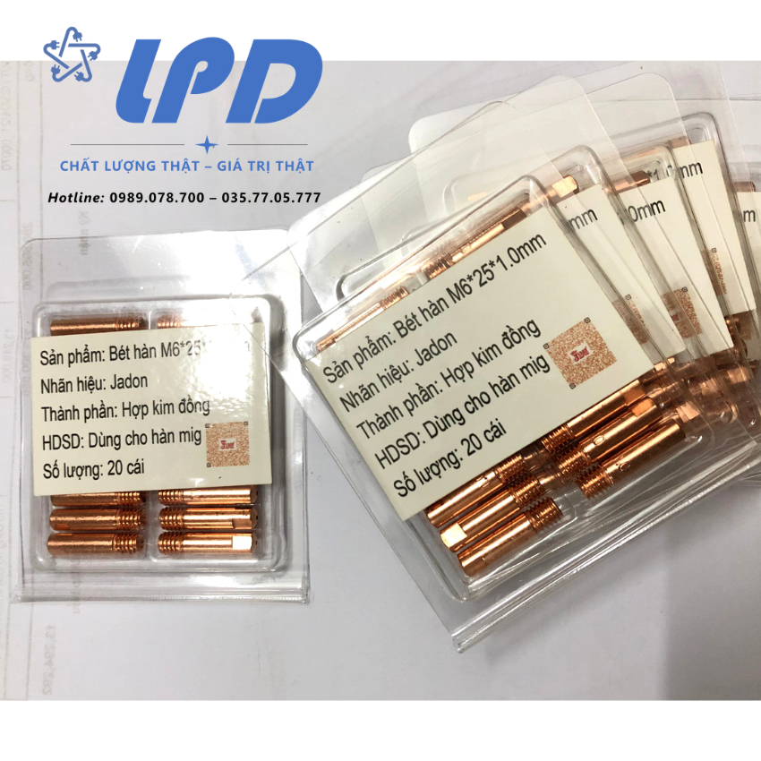 Bộ 20 bép hàn 0.8ly và 1.0ly của máy hàn MIG mini