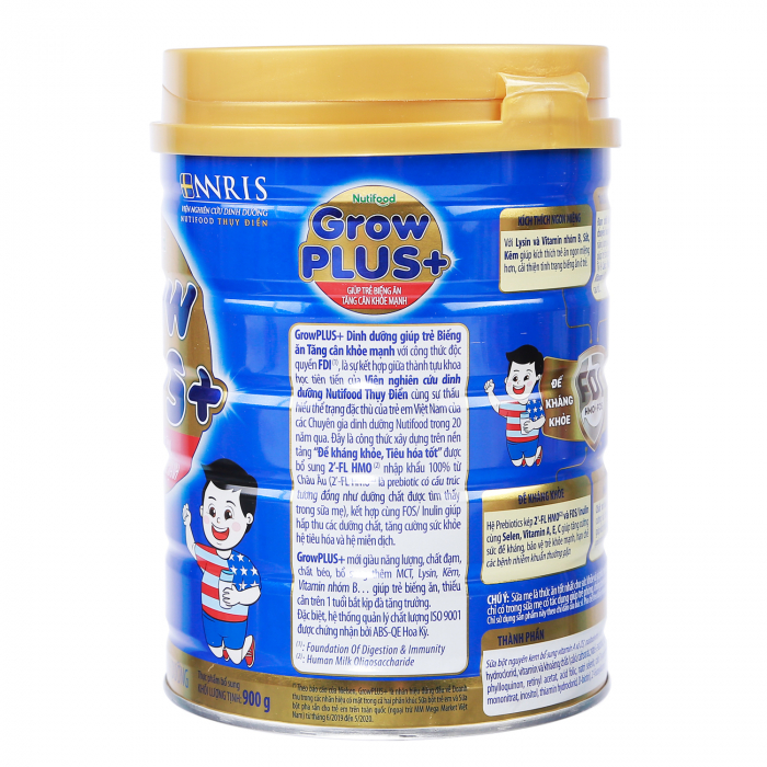 nutifood grow plus xanh 900g, date mới nhất