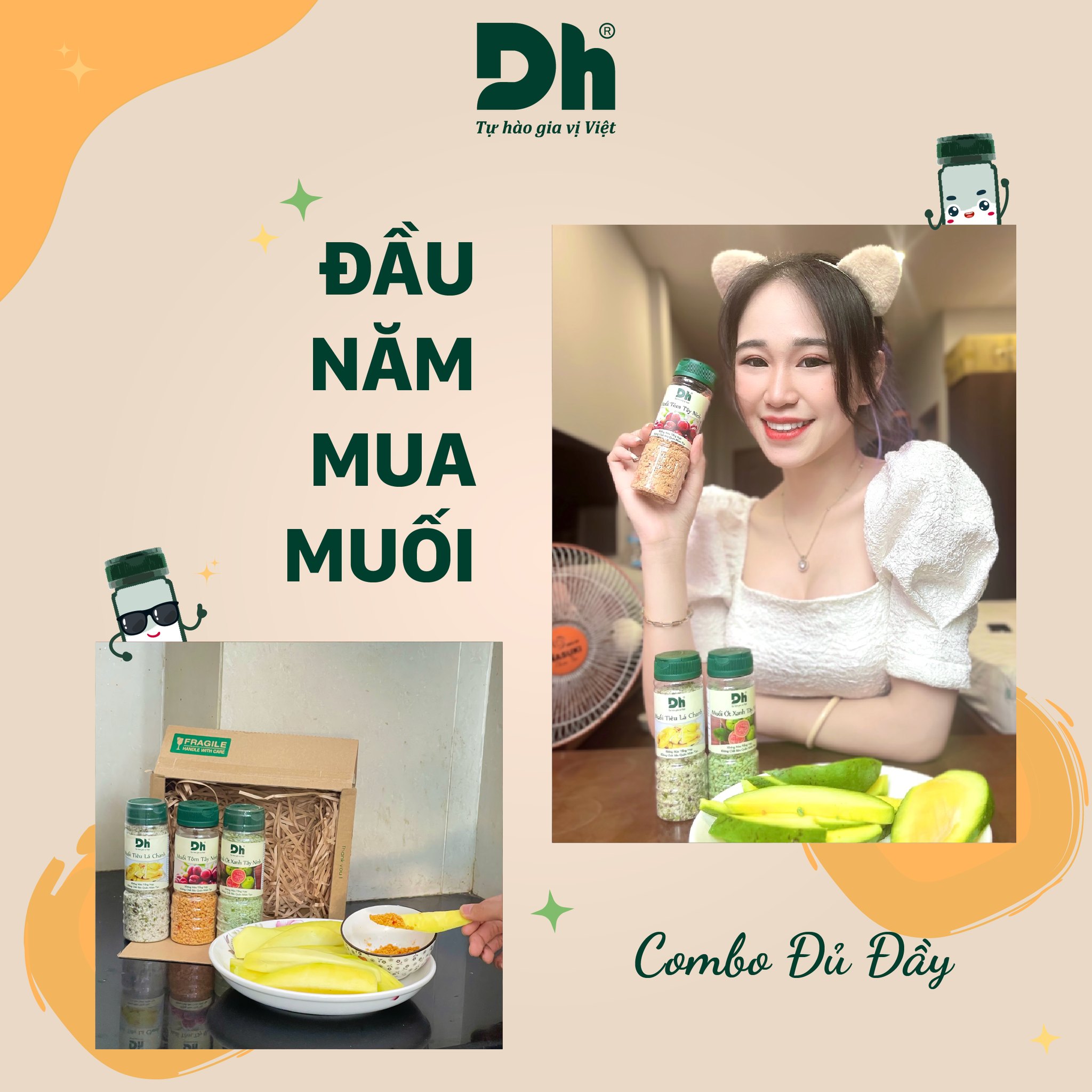 Muối chấm Tây Ninh Dh Foods