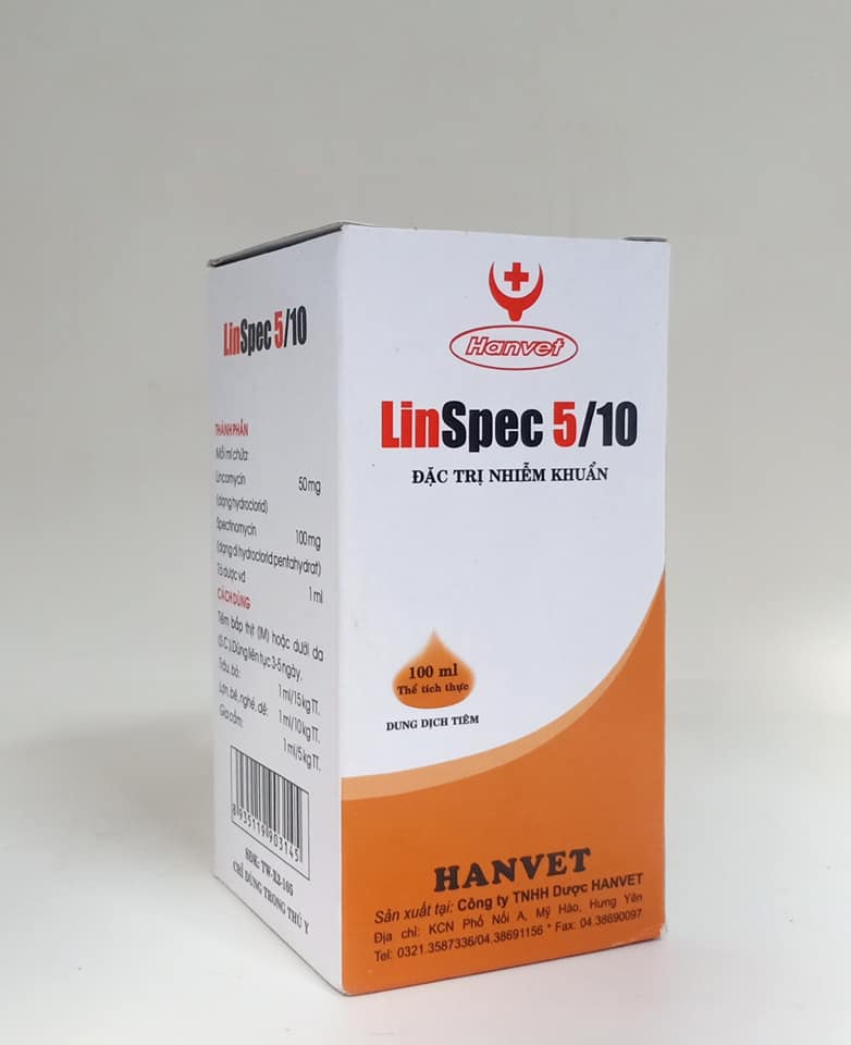 Linspec 5/10 [20 ml] chi trong thu y
