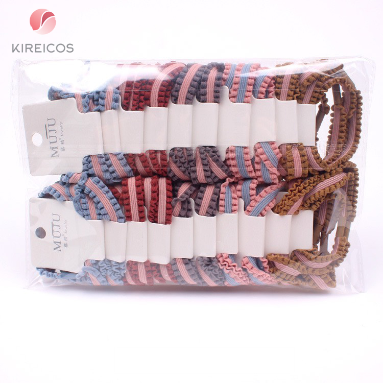 [HCM]Set 3 Sợi Dây Cột Nhún Bèo Cho Bé B177 - kireicos