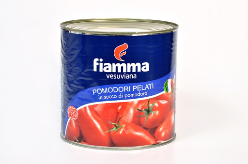 Cà chua lột vỏ nguyên trái Fiamma 2.55 kg THP