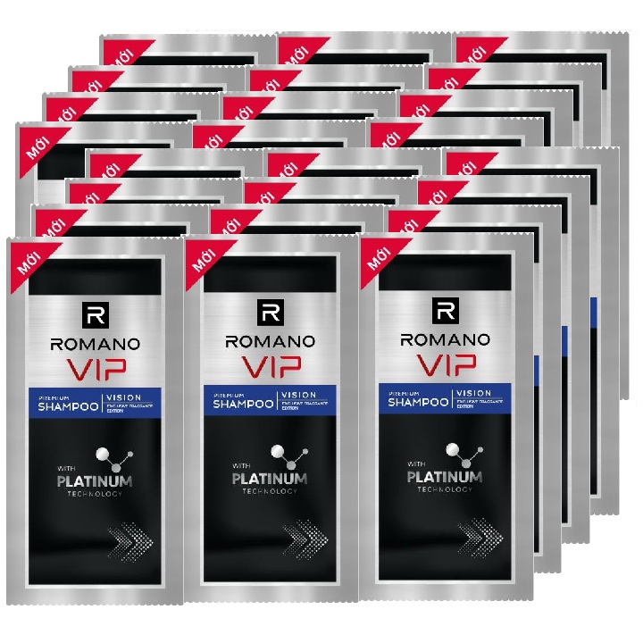 Set 50 gói dầu gội Romano 5g