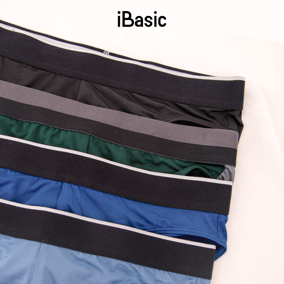 Combo 3 men's 3 PCs cotton elastic briefs ibasic brief shorts panm006