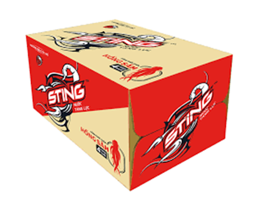 Combo 6 Chai Sting Dâu 330ml