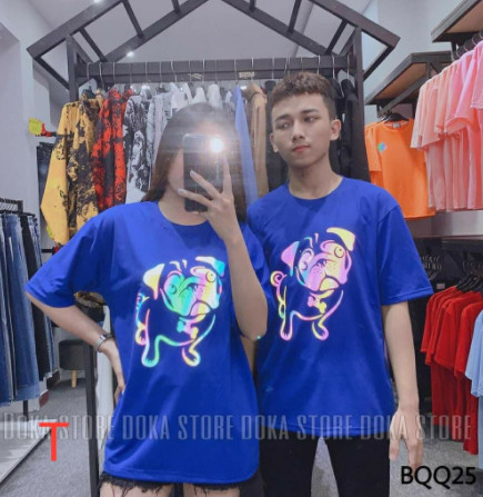 FREESHIPMAX-Áo đôi phản quang hình cún TT12
