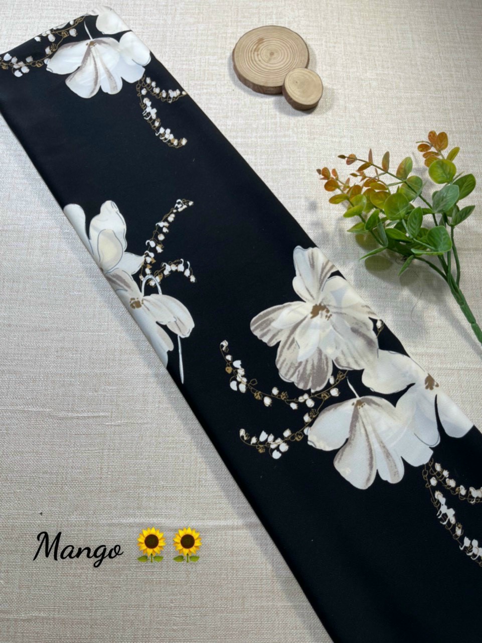(2m x1.5m) Vải Lụa Mango Hoa Nhiều Mẫu