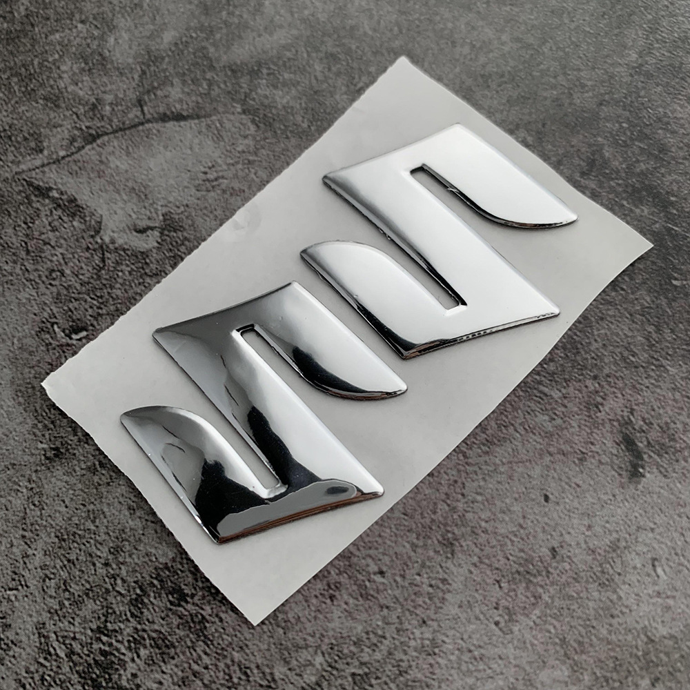 Bộ 2 tem Logo SUZUKI 3D nổi dán xe