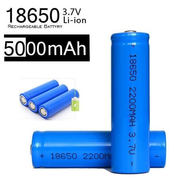 Pin Sạc Được ICR 18650 5000mAh 3.7V lắp vào các thiết bị điện tử, dùng cho Box sạc, cell laptop, đèn pin, mic,đèn laze ( cao cấp )