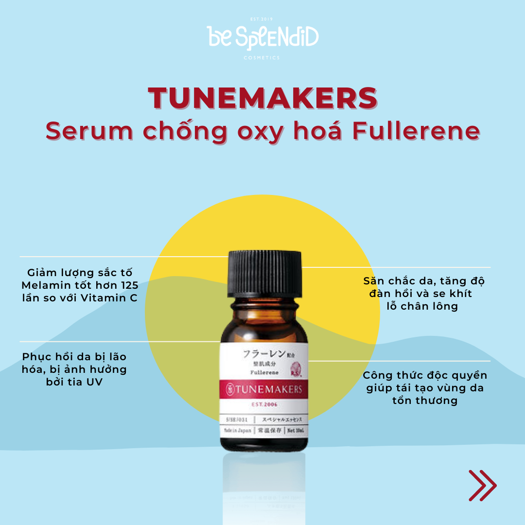 Tunemakers tinh chất dưỡng da fullerene 10ml