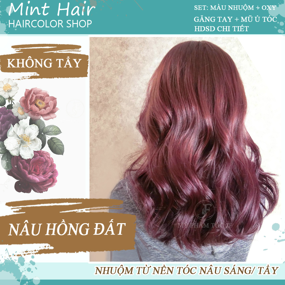 Nhuộm tóc màu nâu hồng đất sẽ giúp bạn tạo nên một phong cách tươi trẻ và hiện đại cho cái nhìn của mình. Với màu sắc và kiểu tóc phù hợp, bạn sẽ trông rất nổi bật và thu hút mọi ánh nhìn.