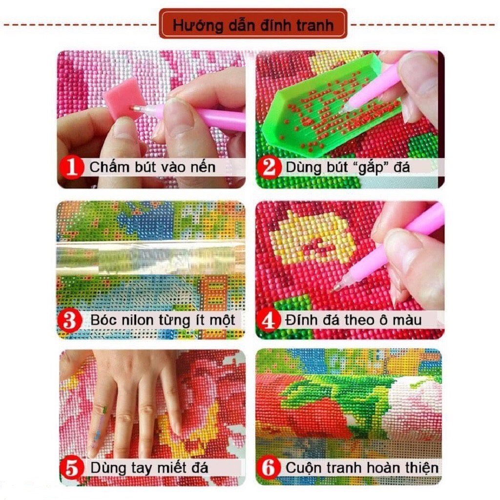 Combo 3 cây bút chấm đá đầu 6 viên