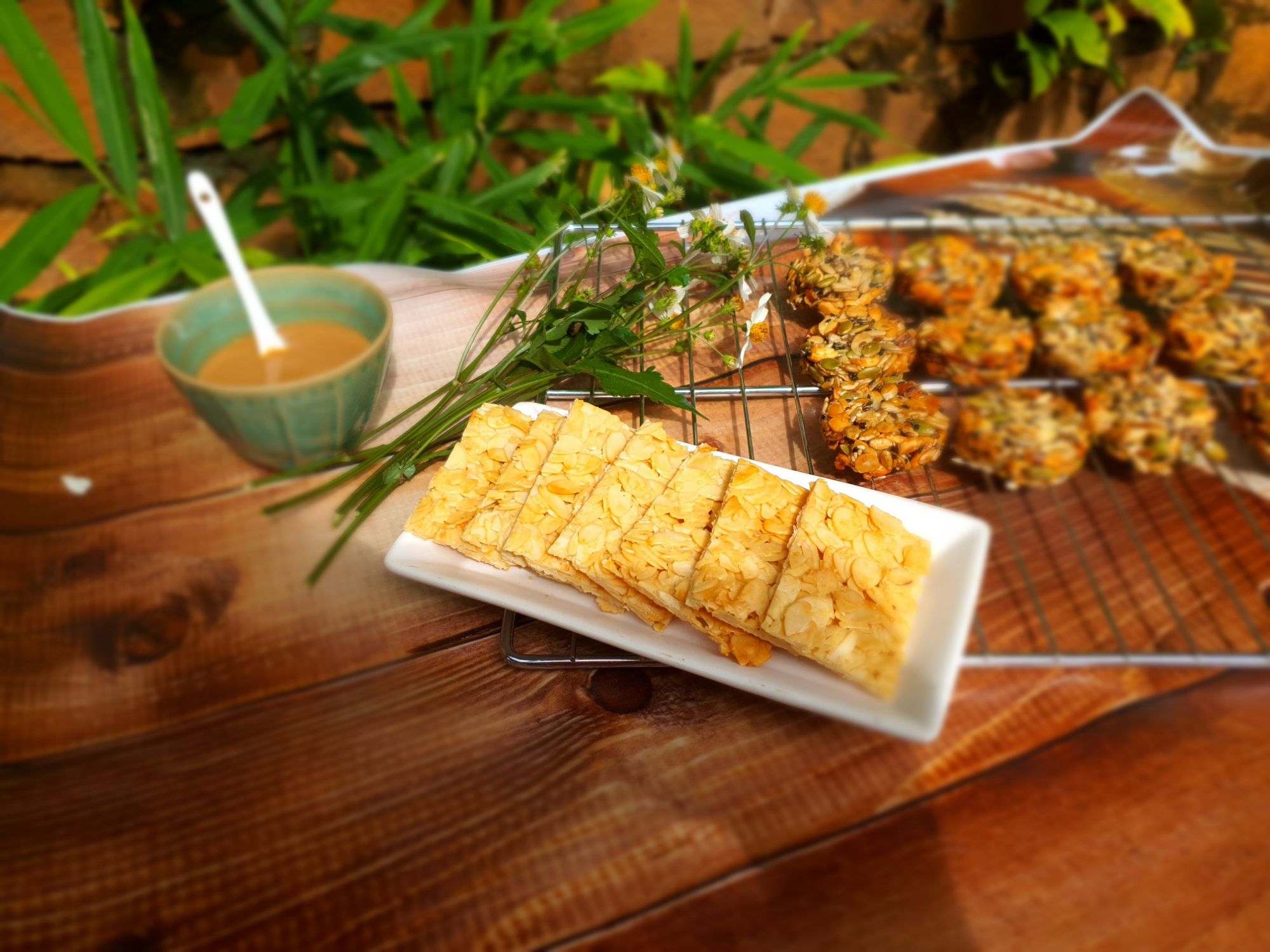 Bánh ngói hạnh nhân keto, không bột - 250gr