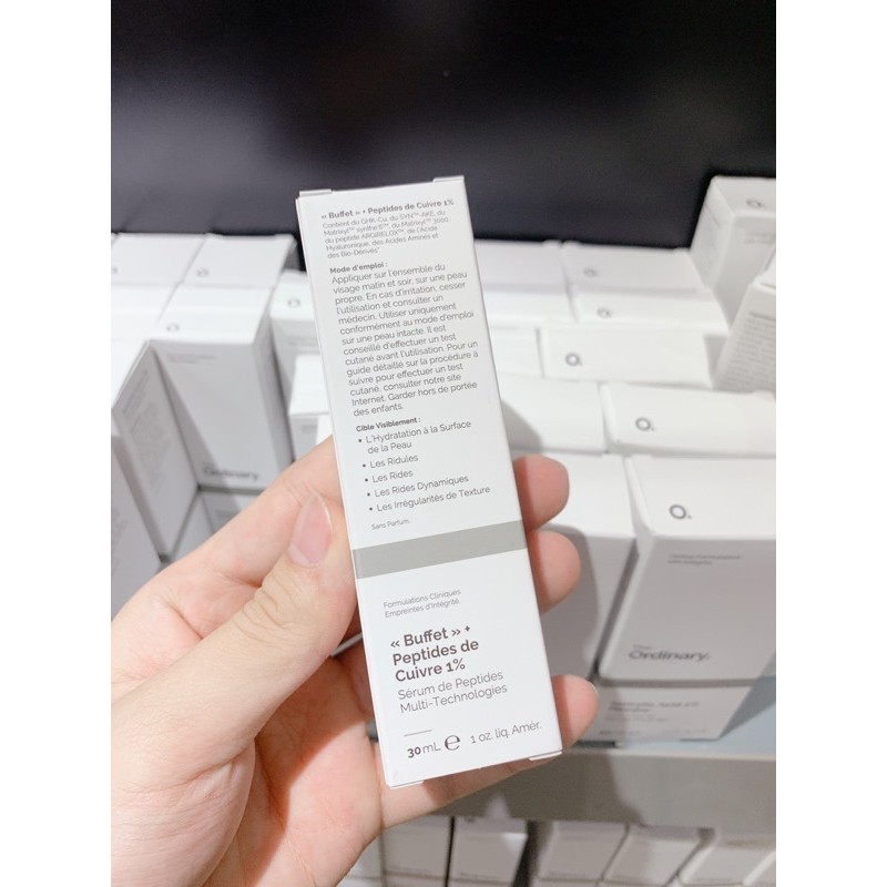 [HCM]Tinh chất chống lão hóa The Ordinary - “Buffet” + Copper Peptides 1% ( 30mL )