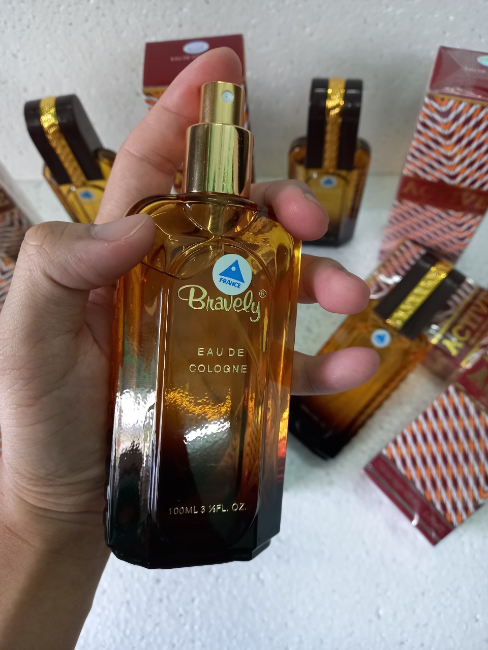 Nước hoa nam Active Bravely Nâu For Men 100ml