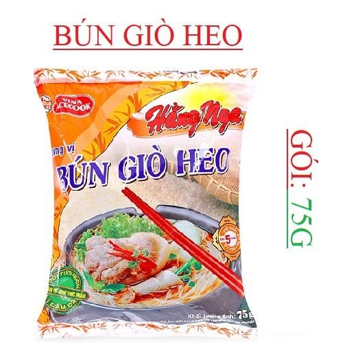 Thùng 30 gói bùn giò heo Hằng Nga