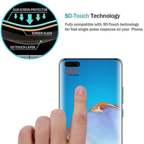 Kính cường lực 3D full màn hình Huawei P40 Pro