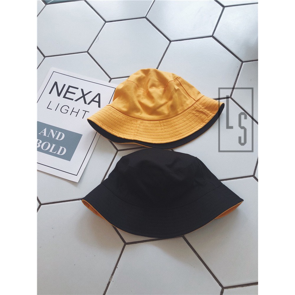 Mũ Nón Bucket trơn 2 mặt - SẴN HÀNG ẢNH THẬT