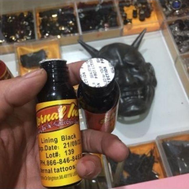 Mực tập xăm màu đen Eternal Lining Black 30ml