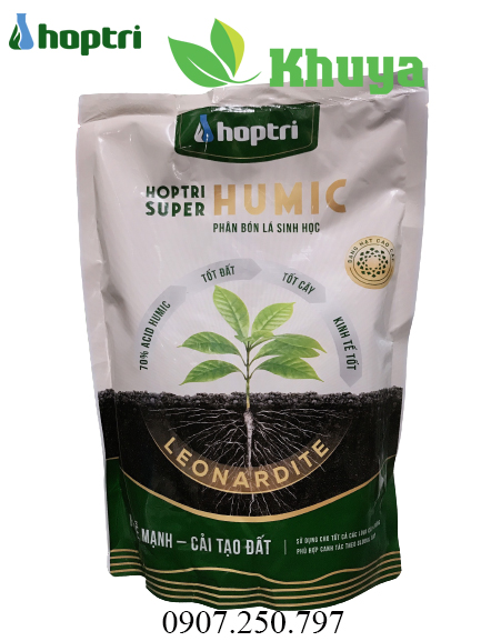 Phân bón lá sinh học Hợp Trí Super Humic 1kg dạng Hạt