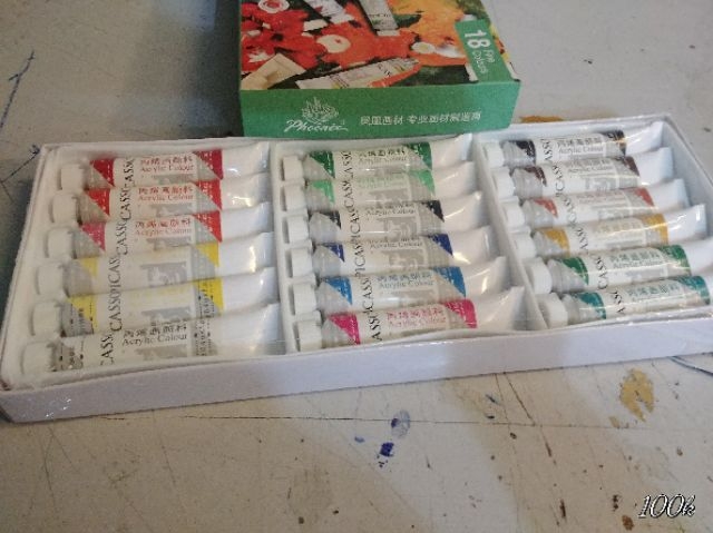 MÀU ACRYLIC PHOENIX 18 MÀU