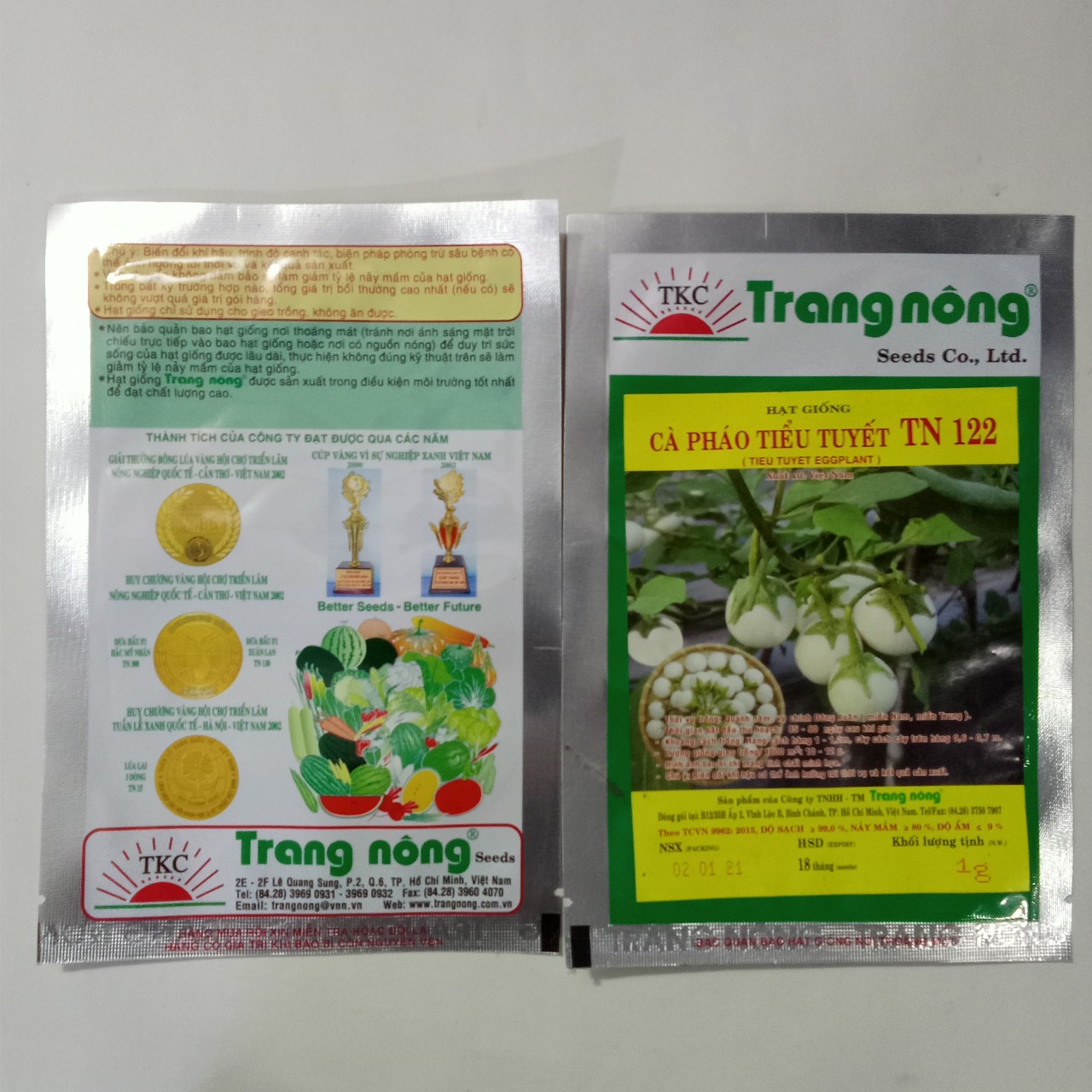 HẠT GIỐNG RAU ĂN QUẢ  HIỆU TRANG NÔNG