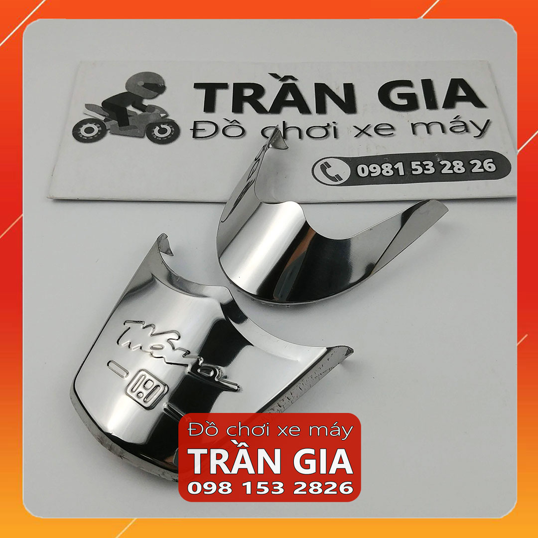 Chỉ mũi dè trước sau inox xe wave alpha a 110 năm 2017-2018-2019-2020-2021-2022-2023-2024 ốp mỏ đuôi dè chắn bùn anpha @