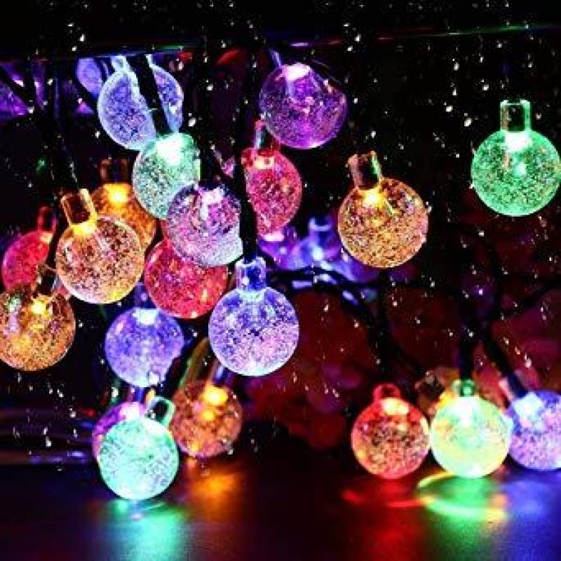 Dây Đèn Trang Trí LED Cherry Ball Bi Bọt 10m 80 Bóng