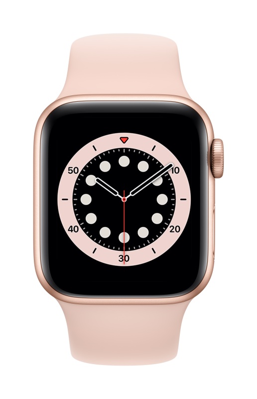 [NEW] Đồng hồ thông minh Apple Watch Series 6 40mm (GPS) Vỏ Nhôm Vàng, Dây Cao Su Vàng (MG123VN/A) - Hàng chính hãng, mới 100%
