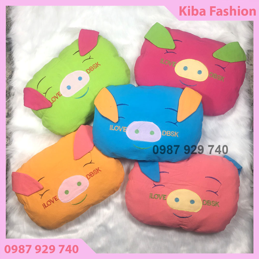 Gối cho bé (hình heolợn con)- Gối cho trẻ đi học-Chuyên sỉ quần áo trẻ em