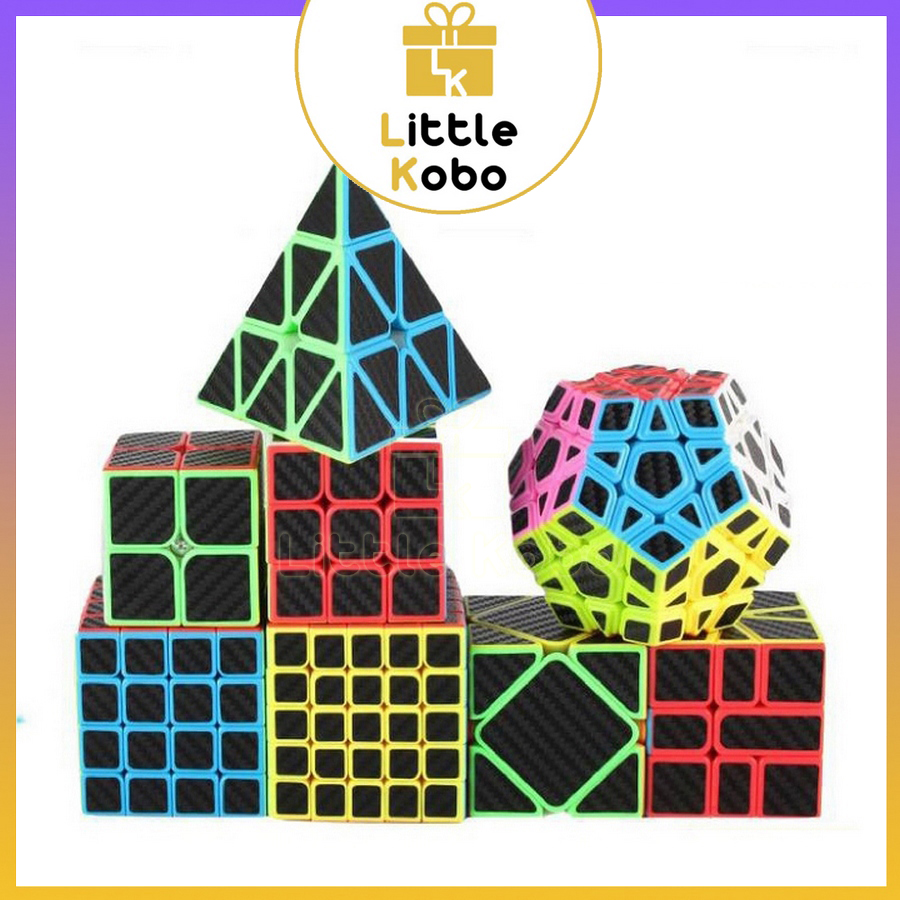 Bộ Sưu Tập Rubik Carbon MoYu MeiLong 2x2 3x3 4x4 5x5 Pyraminx Megaminx Skewb Rubic Đồ Chơi Trí Tuệ Trẻ Em Tư Duy