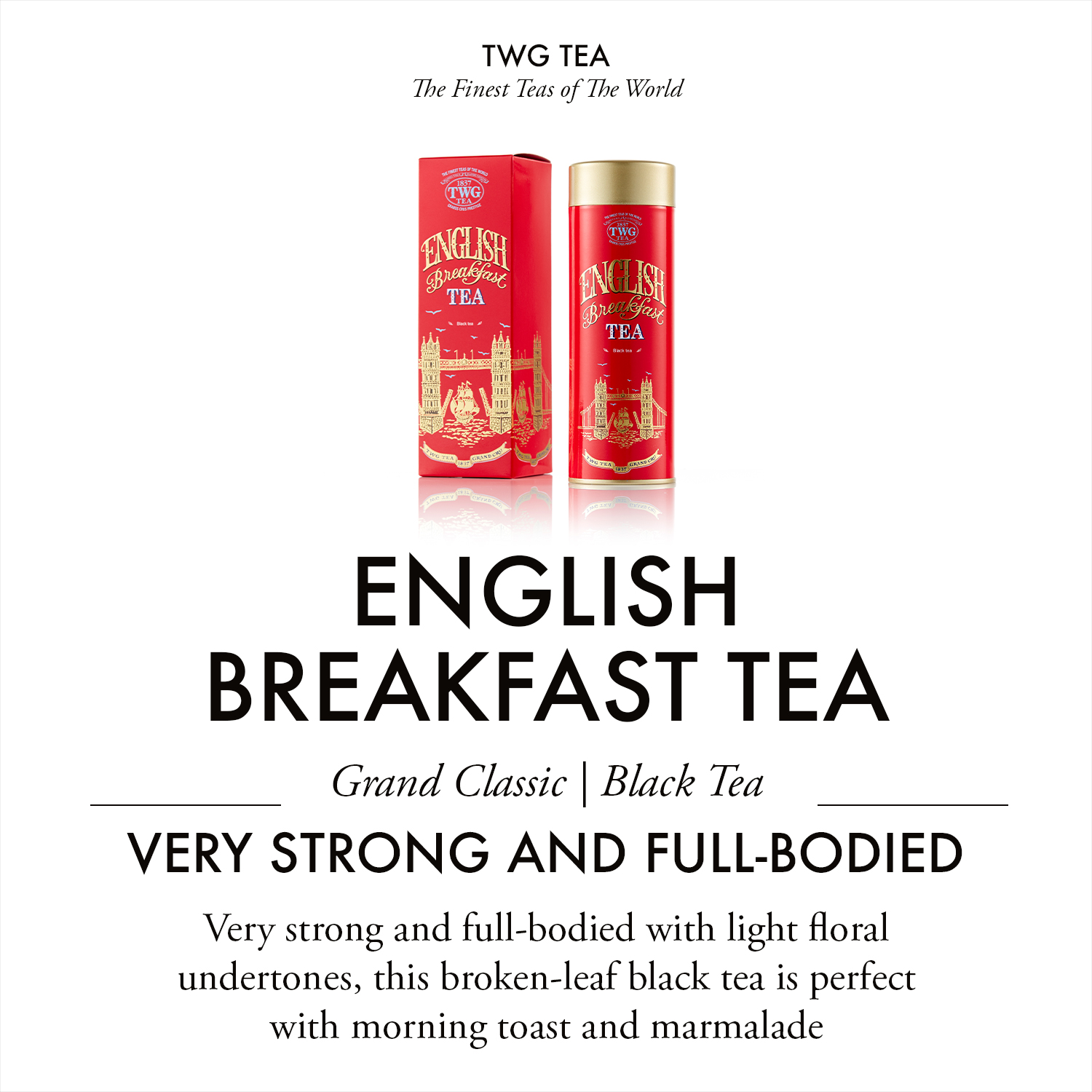 Trà TWG Tea - English Breakfast Tea (100g) | Trà Đen