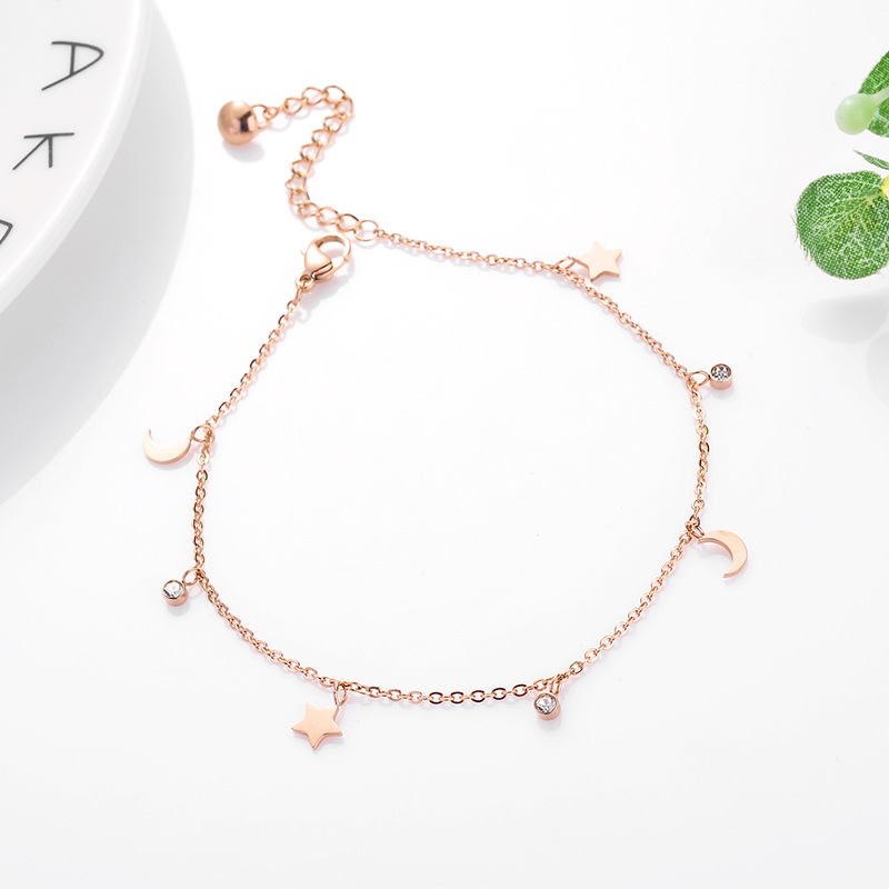 Lắc chân trăng sao titan không rỉ giá rẻ