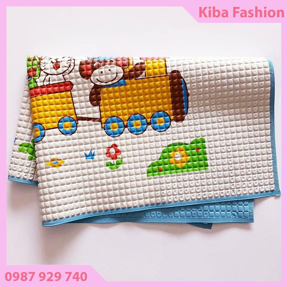 CHIẾU CAO SU HƠI êm ái thoáng mát cho trẻ sơ sinh và trẻ nhỏ - 60 x 90cm (hình in thay đổi theo lô hàng)