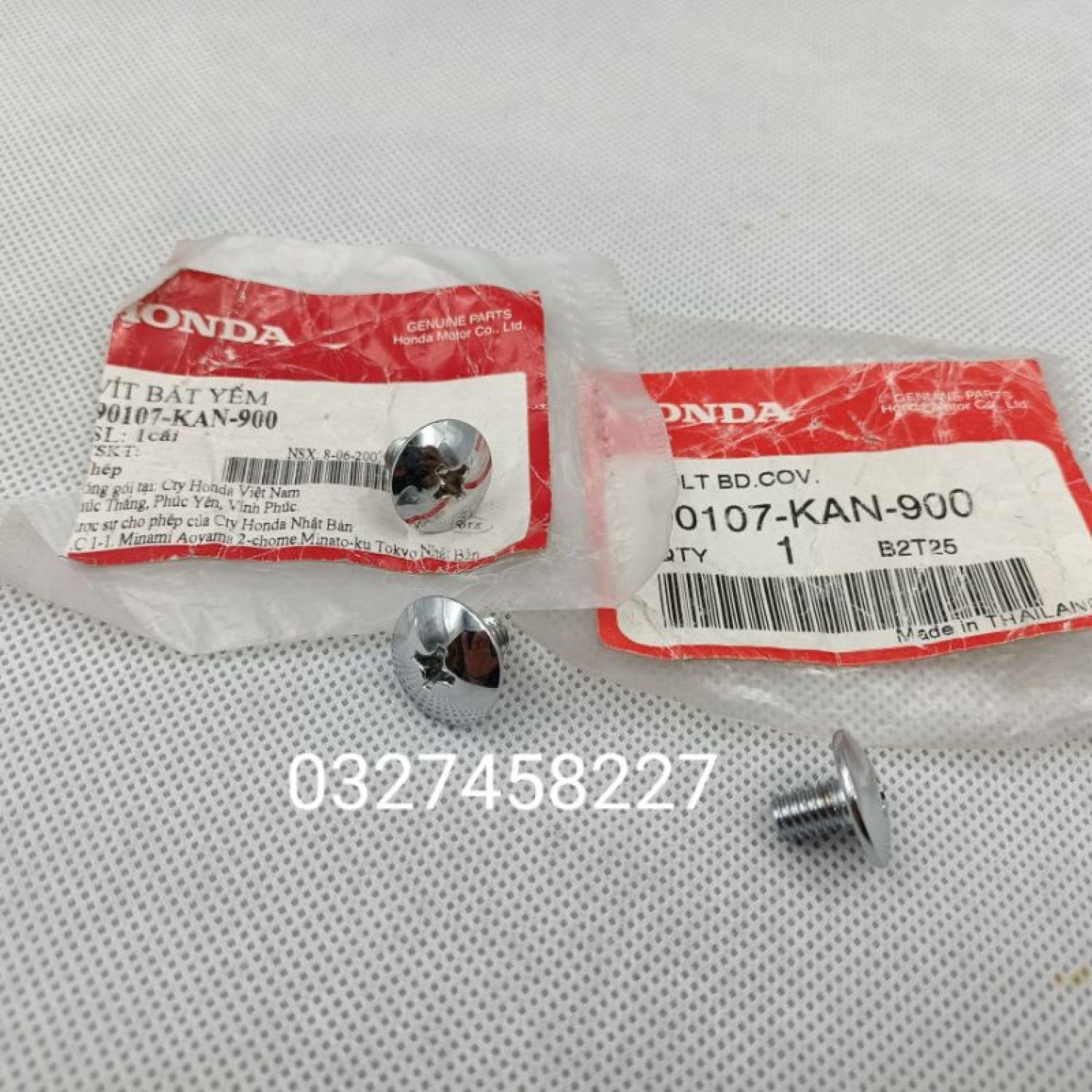 Ốc, vít bắt bững yếm xe WAVE, FUTURE...  zin Honda