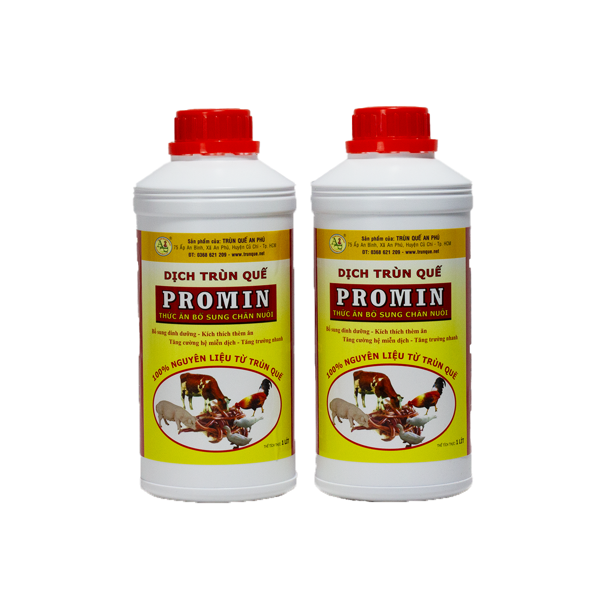 DỊCH TRÙN QUẾ PROMIN NUÔI GÀ CHAI 1 LIT