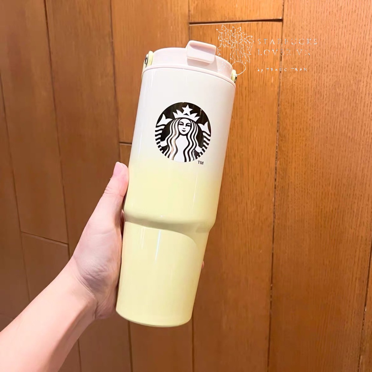 |CHÍNH HÃNG| BÌNH STARBUCKS GIỮ NHIỆT GREEN GRADIENT 820ML