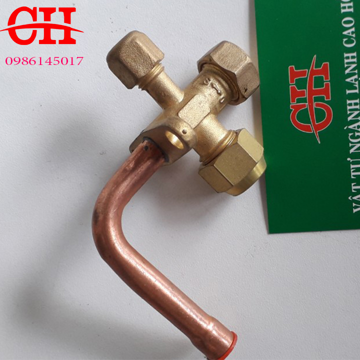 Van khóa dàn nóng điều hòa phi 6, phi 10, phi 12