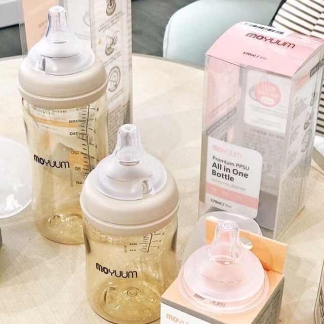 [HCM]Bình sữa MOYUUM 170ml/270ml nội địa Hàn Quốc