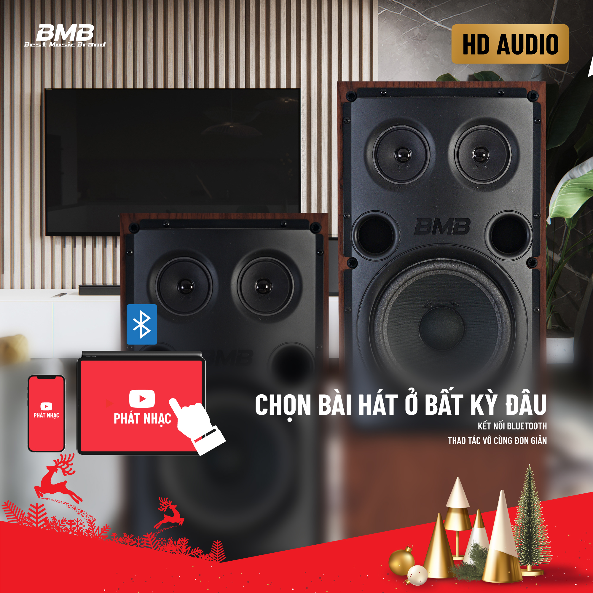 Dàn Karaoke Gia Đình BMB - Basic Home - Hàng Chính Hãng Nhập Khẩu