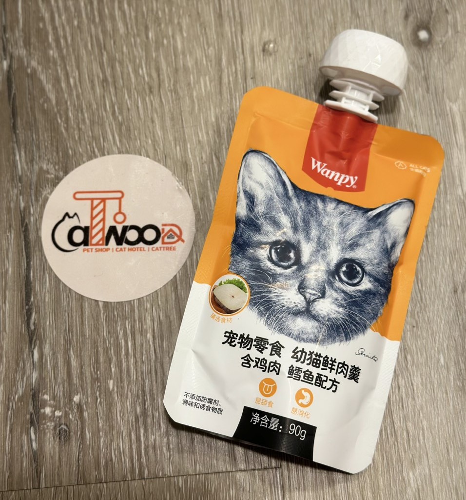 Súp thưởng Wanpy cho mèo 90g