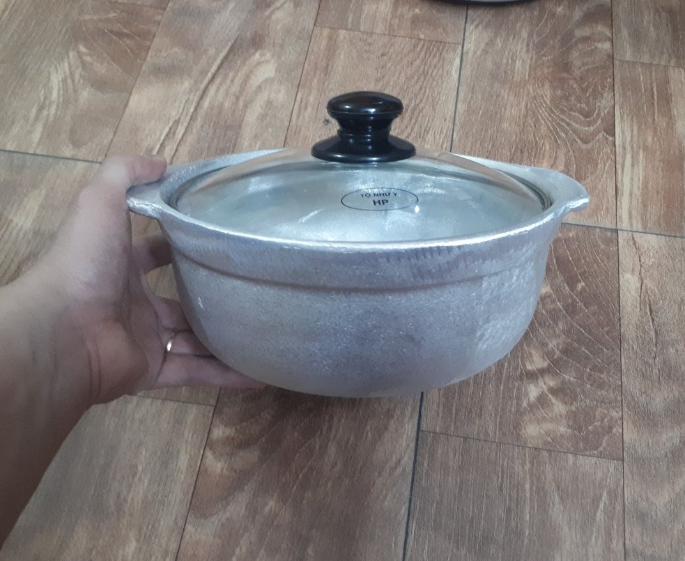 Thố gang kho thịt cá, nấu lẩu size 19-27cm ( loại thô )