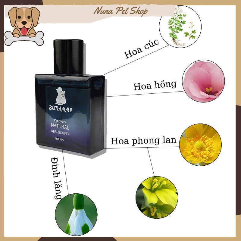 Nước hoa cao cấp cho chó mèo Borammy 50ml