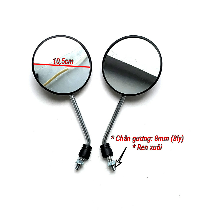 Gương chiếu hậu xe máy điện, Cub 50cc (01 đôi)