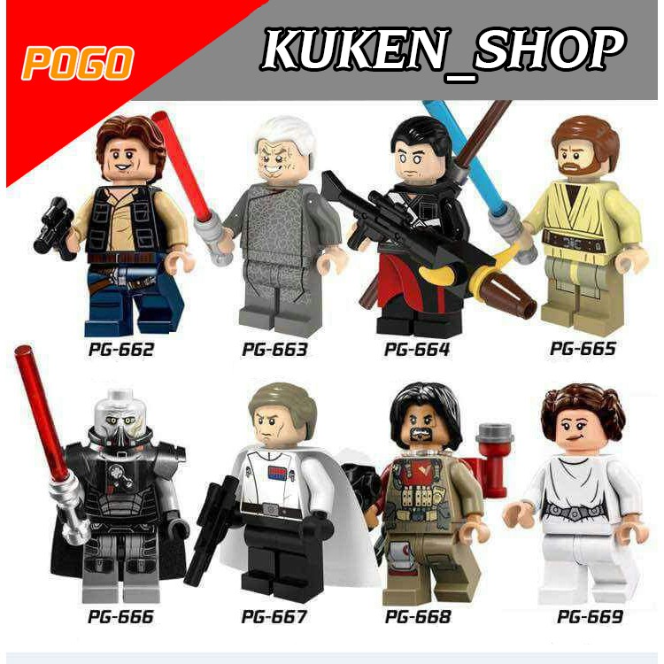 Mini Star Wars Mẫu Nhân Vật Darth Malgus Chirrut Imwe Palpatine - PG8024 - Mini Cuộc Chiến Giữa Các Vì Sao