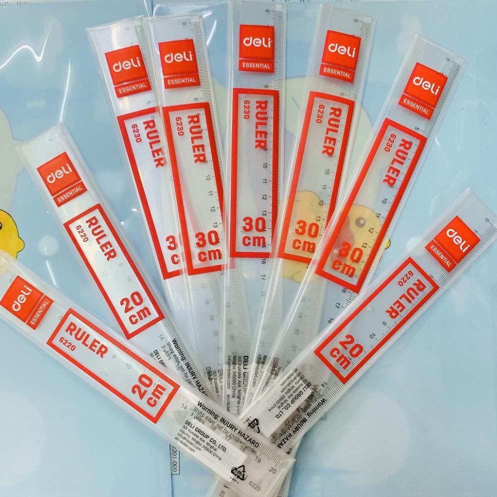 Thước Kẻ nhựa DELI 30cm E6230