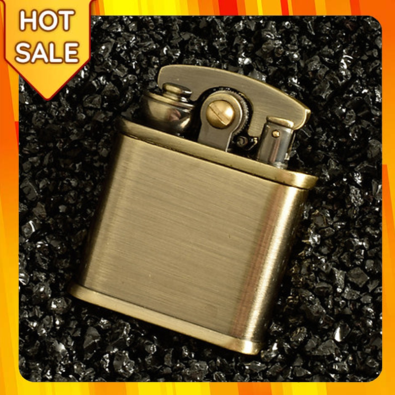 Hộp Quẹt Bật Lửa Xăng Đá HY693 Kiểu Dáng Cổ Điển Sang Trọng Cao Cấp (KHÔNG CHỨA XĂNG GAS)