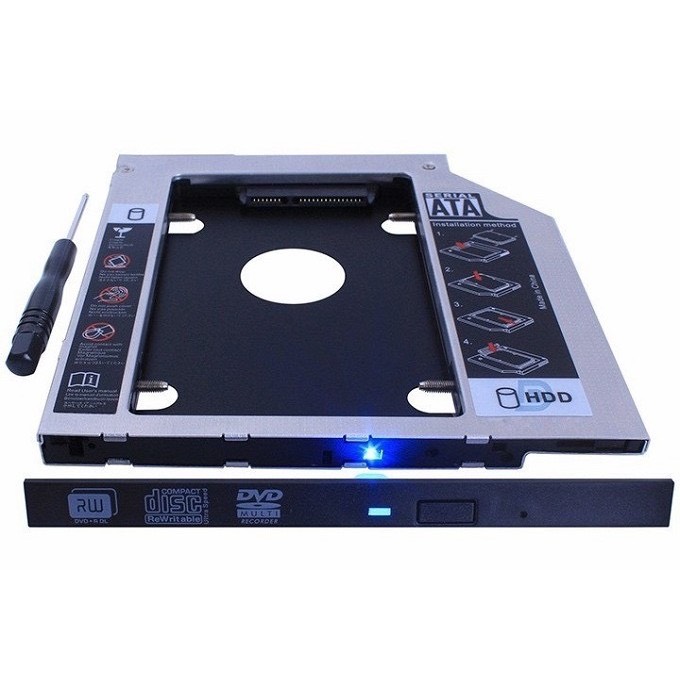 [HCM]Khay Cắm Ổ Cứng Mở Rộng Second HDD Caddy (9.5mm & 12.5mm)