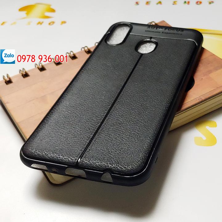 Ốp lưng Samsung Galaxy M20 vân da loại A